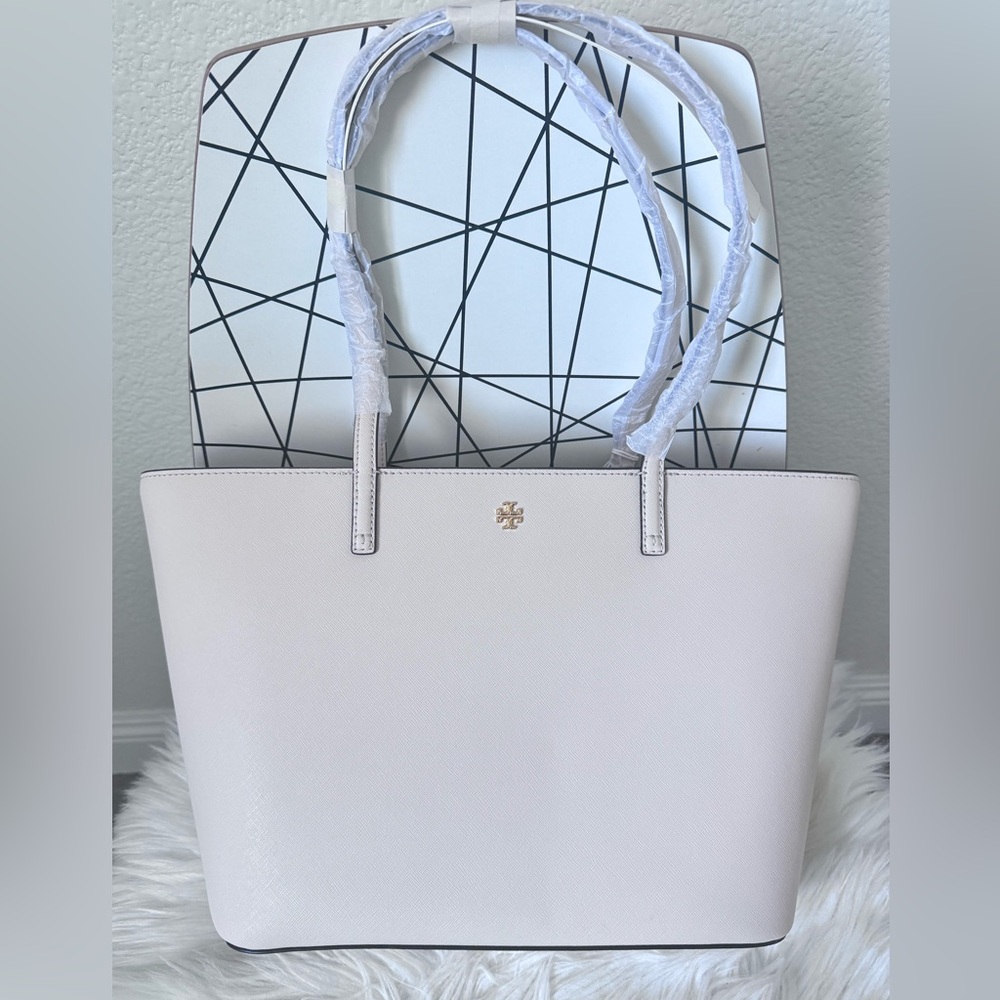 Brand New with tags Authentic Tory Burch Leather Small Tote (Cross Body Bag)